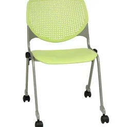 KFI Seating Kool Series Mobile Stack Chair by KFI^ Computer Chairs|Plastic Stacking Chairs