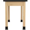 Diversified Spaces Laminate Maple Science Table with Book Compartment (30'' D X 72'' W)^ Science|Science Tables