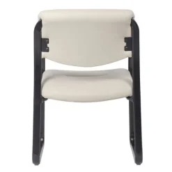 Boss Leather Sled Base Guest Chair^ Reception & Waiting Room