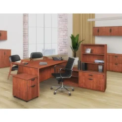 Regency Office Products Legacy Open Hutch (35'' W x 15'' D)^ Credenzas & Hutches