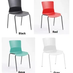 OFD Office Furniture 4 Leg Plastic Stack Chair^ Plastic Stacking Chairs