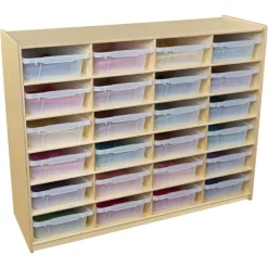 Wood Designs 5'' Letter Tray Mobile Storage Units^ Cubbies