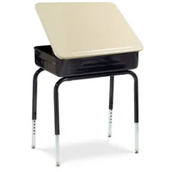 Virco Lift Lid Desk w/ Solid Plastic Top^ Lift Lid Desks