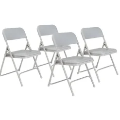 National Public Seating Lightweight Folding Chair 800 Series (4 Pack)^ Folding Chairs