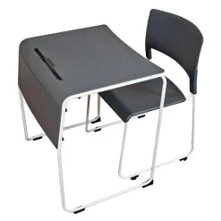 Luxor Lightweight Stackable Student Desk and Chair Package^ Desk & Chair Packages|Classroom Desks & Chairs