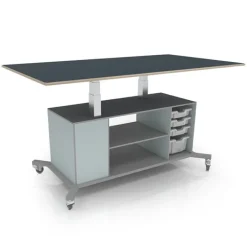 CEF Limber Tilt-Top Adjustable Height Workstation^ Dry Erase|Makerspace & Shop