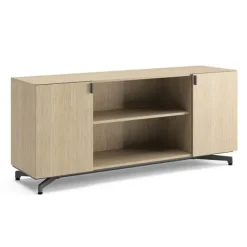 Community Lok Storage Credenza w/ Open Display^ Credenzas & Hutches