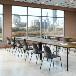 KFI Seating Lola Series Plastic Stack Chairs^ Restaurant & Cafe|Cafe Chairs