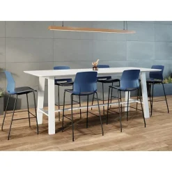 KFI Seating Lola Series Plastic Stack Stools^ Cafe Stools|Plastic Stacking Chairs