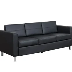 OFD Office Furniture Lux Faux Leather Sofa^ Reception & Waiting Room