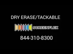 Screenflex Magnetic Dry Erase Tackable Room Dividers^ Combination Boards|Mobile Reversible Boards
