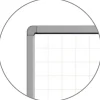 Luxor Magnetic Ghost Grid Whiteboard (48'' x 36'')^ Graphic Boards