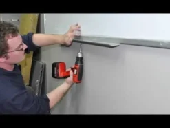 Luxor Magnetic Wall-Mounted Whiteboard for Music (72'' x 48'')^ Graphic Boards