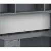 NDI Office Furniture Magnetic White Glass Dry Erase Board Hutch Insert - 17"H x 69"W^ Glass Boards