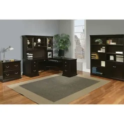 OfficeSource Markle Collection L-Shaped Executive Office Suite^ Office Suites