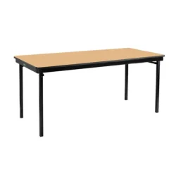National Public Seating Max Seating Rectangular Premium Plywood with Protect Edge Folding Tables by NPS^ Folding
