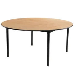 National Public Seating Max Seating Round Particle Board Folding Tables by NPS^ Folding
