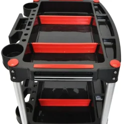 Luxor Mechanic's 3-Shelf Utility Cart^ Tote & Bin Storage|Robotics