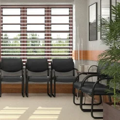 OfficeSource Merit Collection Armless Guest Chair w/ Sled Base^ Reception & Waiting Room