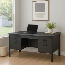 Regency Office Products Mesa Series Steel Double Pedestal Teacher Desks^ Teacher Desks