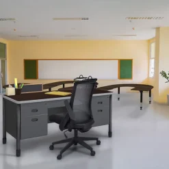 Regency Office Products Mesa Series Steel Double Pedestal Teacher Desks^ Teacher Desks
