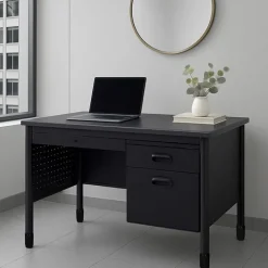 Regency Office Products Mesa Series Steel Single Pedestal Teacher Desks^ Teacher Desks