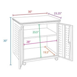 Regency Office Products Mesa Series Storage Cabinet^ Counter-Height Storage|Mobile Cabinets