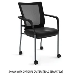 OfficeSource Mesh Back Stacking Chair^ Reception & Waiting Room