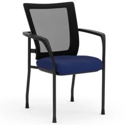 OfficeSource Mesh Back Stacking Chair^ Reception & Waiting Room