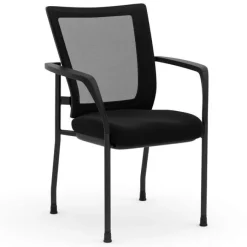 OfficeSource Mesh Back Stacking Chair^ Reception & Waiting Room