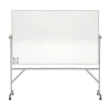 Ghent M4 Hygienic Mobile Porcelain Magnetic Reversible Whiteboard^ Dry Erase Whiteboards