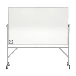 Ghent M4 Hygienic Mobile Porcelain Magnetic Reversible Whiteboard^ Dry Erase Whiteboards