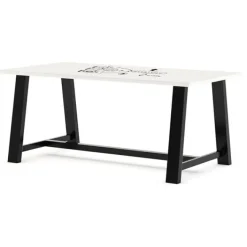 KFI Seating Midtown Rectangle Dry Erase Tables by KFI^ Dry Erase|Cafe Tables