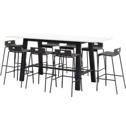 KFI Seating Midtown Table and Jive Bar Height Stool Packages^ Cafe Table & Chair Sets|Conference Table & Chair Packages