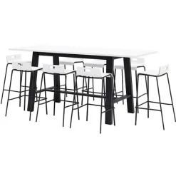 KFI Seating Midtown Table and Jive Bar Height Stool Packages^ Cafe Table & Chair Sets|Conference Table & Chair Packages