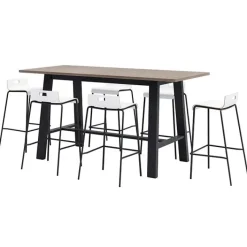 KFI Seating Midtown Table and Jive Bar Height Stool Packages^ Cafe Table & Chair Sets|Conference Table & Chair Packages