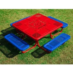 Ultra-Play Mighty Tuff Kids Picnic Learning Table^ Picnic Tables|Outdoor Picnic