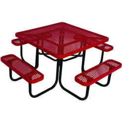 Ultra-Play Mighty Tuff Kids Picnic Table (46'' Square)^ Picnic Tables|Outdoor Picnic