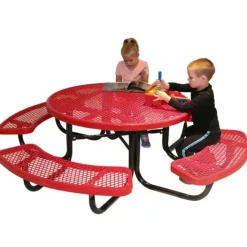 Ultra-Play Mighty Tuff Round Kid's Picnic Tables^ Picnic Tables|Outdoor Picnic