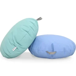 Childrens Factory Mini Round Pouf with Handle - Set of 2^ Floor Seating|Bean Bag Chairs