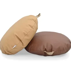 Childrens Factory Mini Round Pouf with Handle - Set of 2^ Floor Seating|Bean Bag Chairs