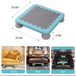 Bintiva Mini Square Trampoline^ Floor Seating