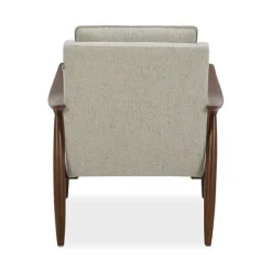 OfficeSource Mira Wood Arm Upholstered Lounge Chair^ Reception & Waiting Room