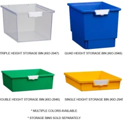Mien Company Mobile Bin Storage^ Tote & Bin Storage