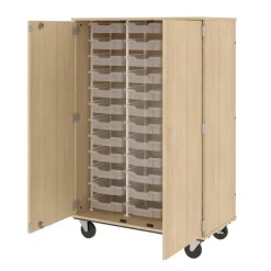 Stevens Industries Mobile 36 Bin Storage Unit^ Mobile Cabinets