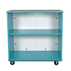 TotMate Mobile Bookcase with Dry Erase Back (36" W x 23" D x 36" H)^ Bookcases