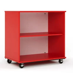 TotMate Mobile Bookcase with Dry Erase Back (36