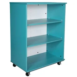TotMate Mobile Bookcase with Dry Erase Back (36