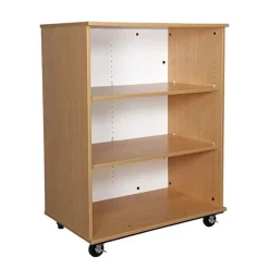TotMate Mobile Bookcase with Dry Erase Back (36