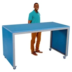 AmTab Mobile Conversation Standing Height Waterfall Tables^ Cafe Tables|Café